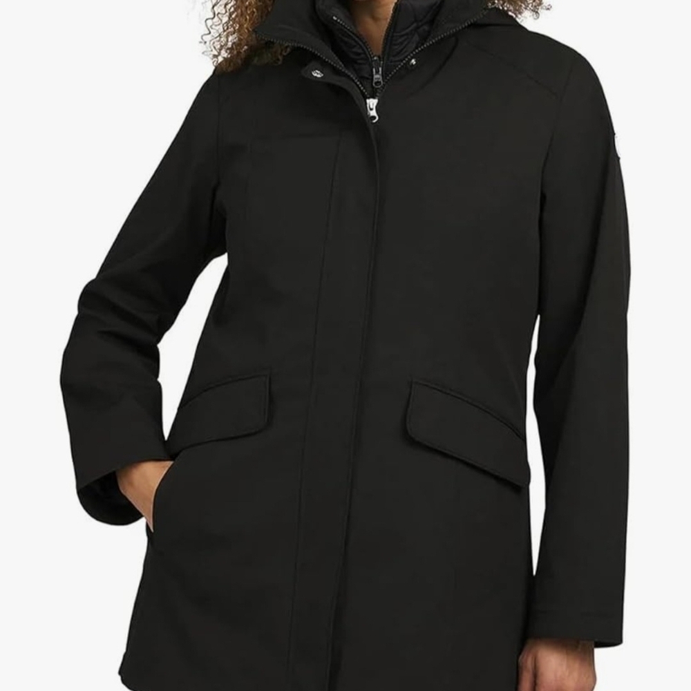 Lands' End 3 In 1 Systems Jacket With Removable Puffer Jacket Womens Size Small